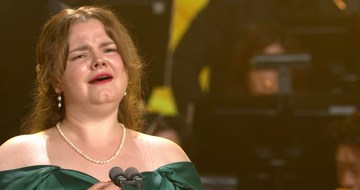 Hanne Marit Mordal Iversen under K-Gagok Superstar.